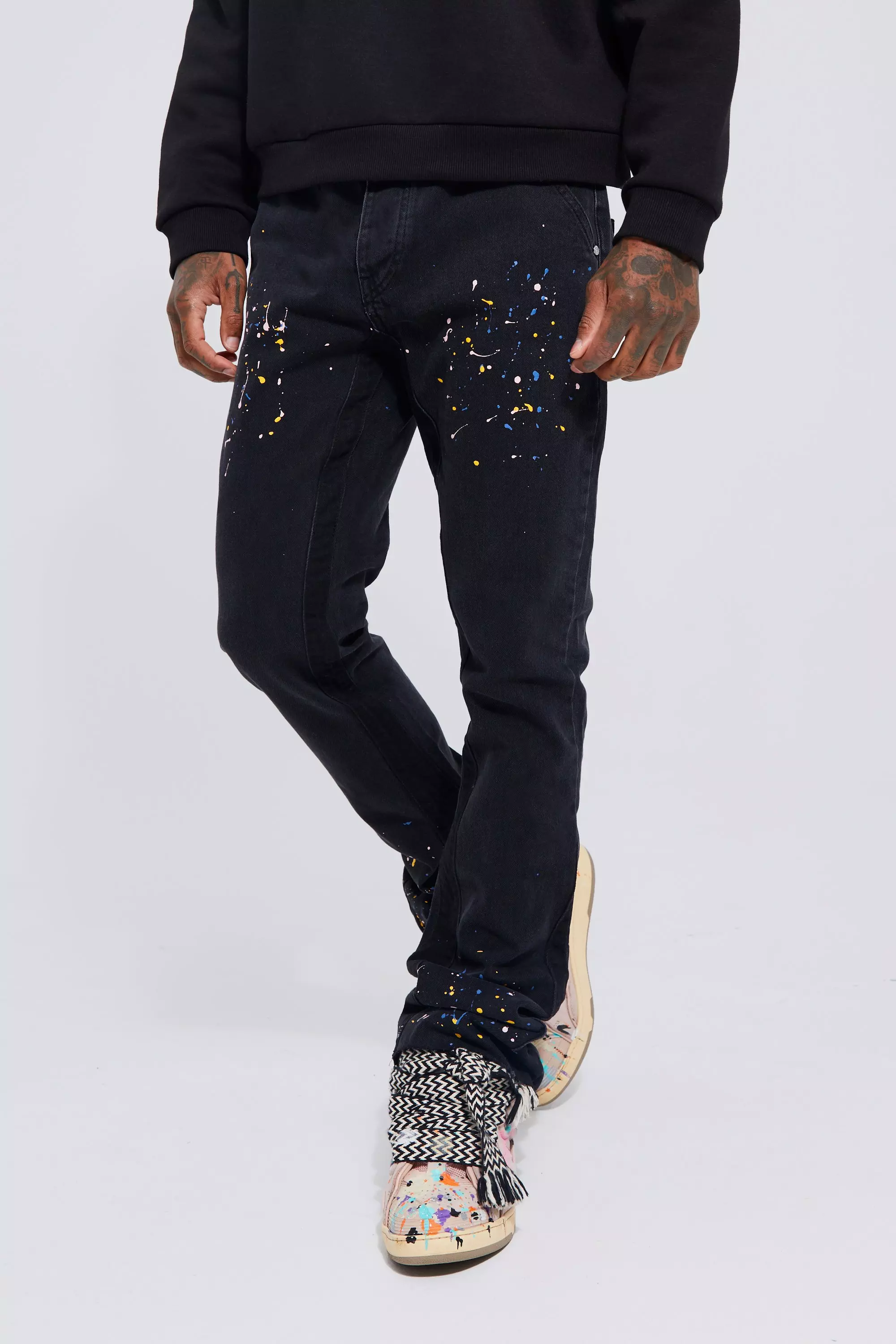 Splatter pants store